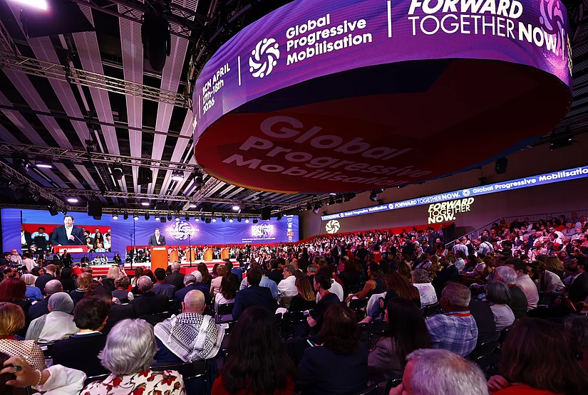 Global Porgressive Mobilisation in Barcelona, April 2026