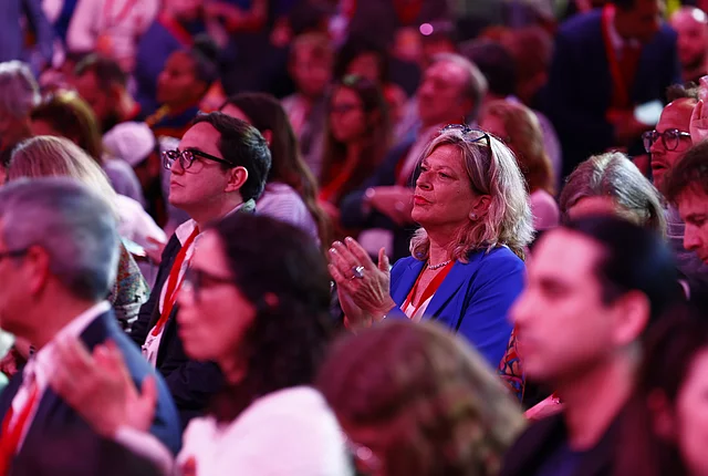 Sabina Fandrych in the audience