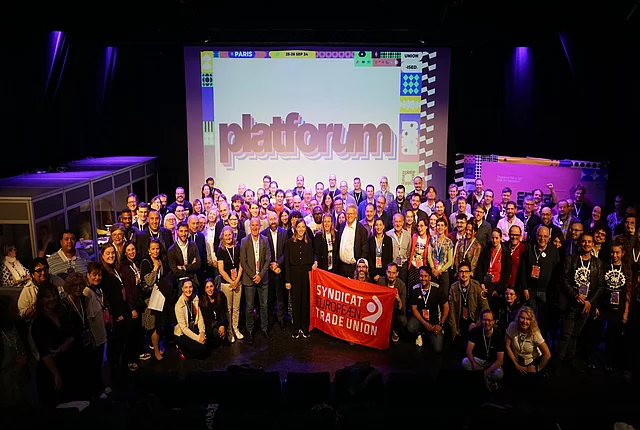 The Third Trade Union Platfor(u)m in Paris, all participants