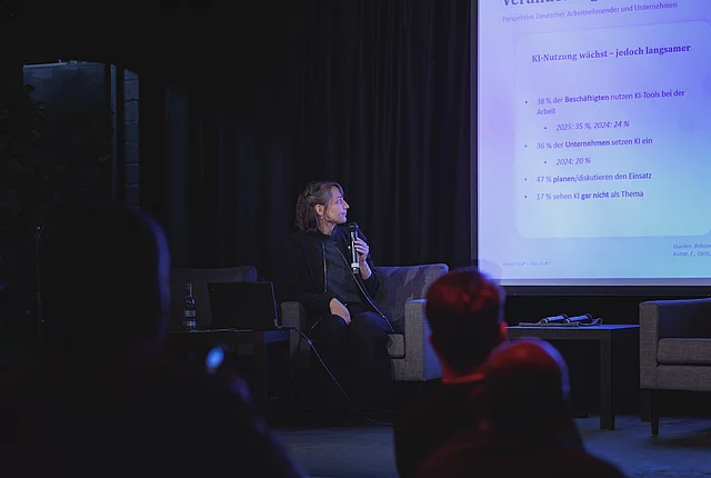 Keynote durch Jessica Wulf, Karlsruher Institut für Technologie
