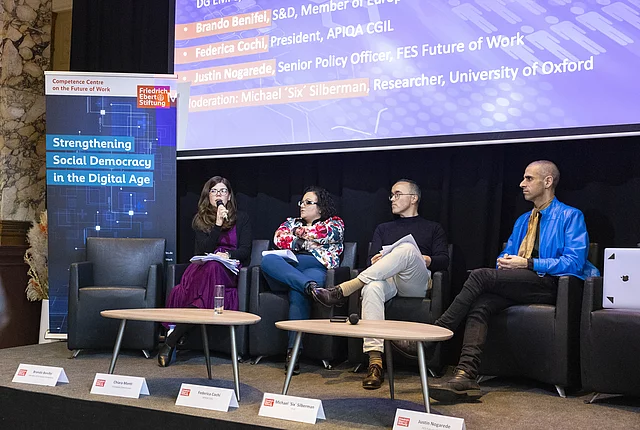 Panel 2: Chiara Monti, Federica Cochi, Justin Nogarede, Michael "Six" Silbermann