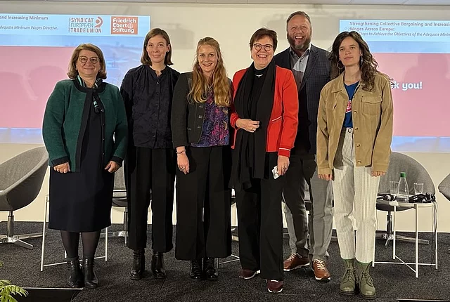 A group picture of speakers