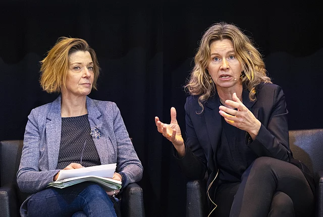 Panel 1: Eva King & MEP Estelle Ceulemans