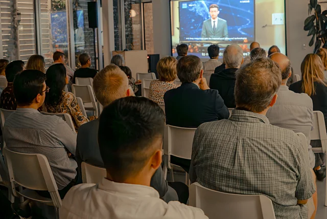 participants at the film screening