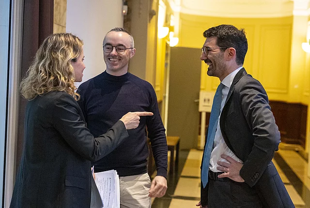 Eva King, Justin Nogarede, Giovanni Gaudio