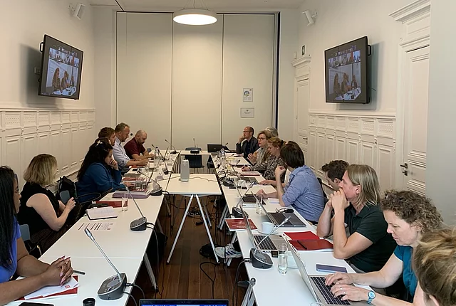 workshop at FES EU office meeting room