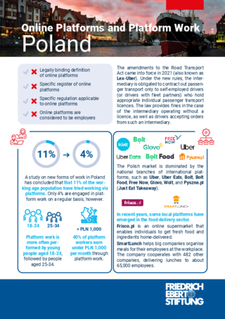 Online platforms and platform work: Poland