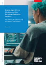 AI and algorithmic management in European services sectors