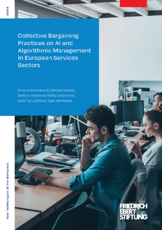 Collective bargaining practices on AI and algorithmic management in European services sectors